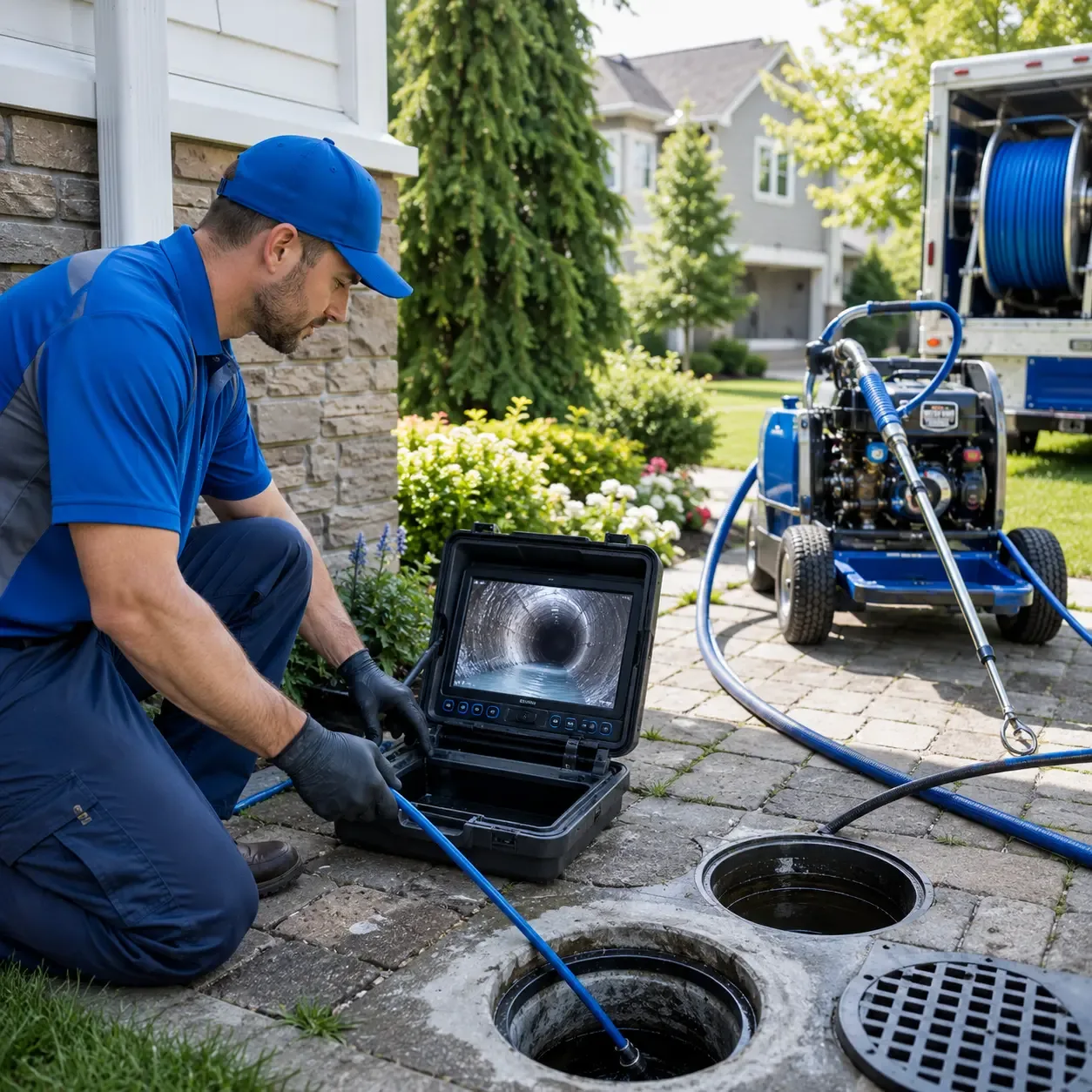 Outdoor drain cleaning professionals serving Sandyville, WV